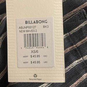 Billabong New Waves 2 Wide leg pants xs